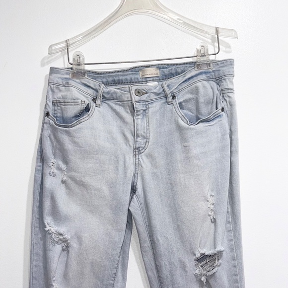 CANYON RIVER BLUES Distressed Light Wash Skinny Jeans Size 12 - Picture 5 of 9